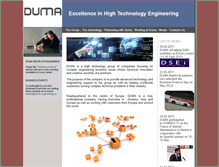 Tablet Screenshot of duma-engineering.eu